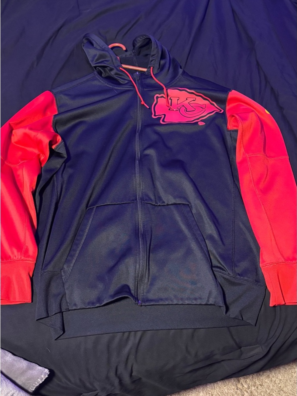 Nike Black and Red Kansas City Chiefs Performance Hoodie